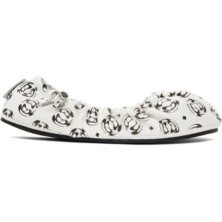 Rombaut White Aura Ballerina Flats
