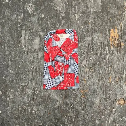 1960s Patchwork Bandana Shirt