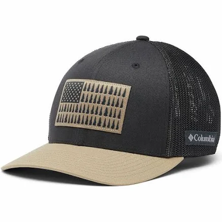 Columbia Men's Mesh Tree Flag Ball Cap