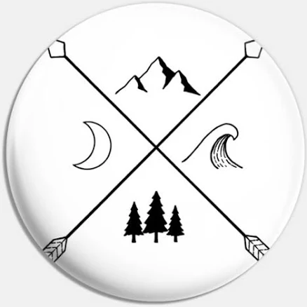 Crossed Arrows Pin
