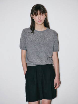 Short Sleeve Wool Knit