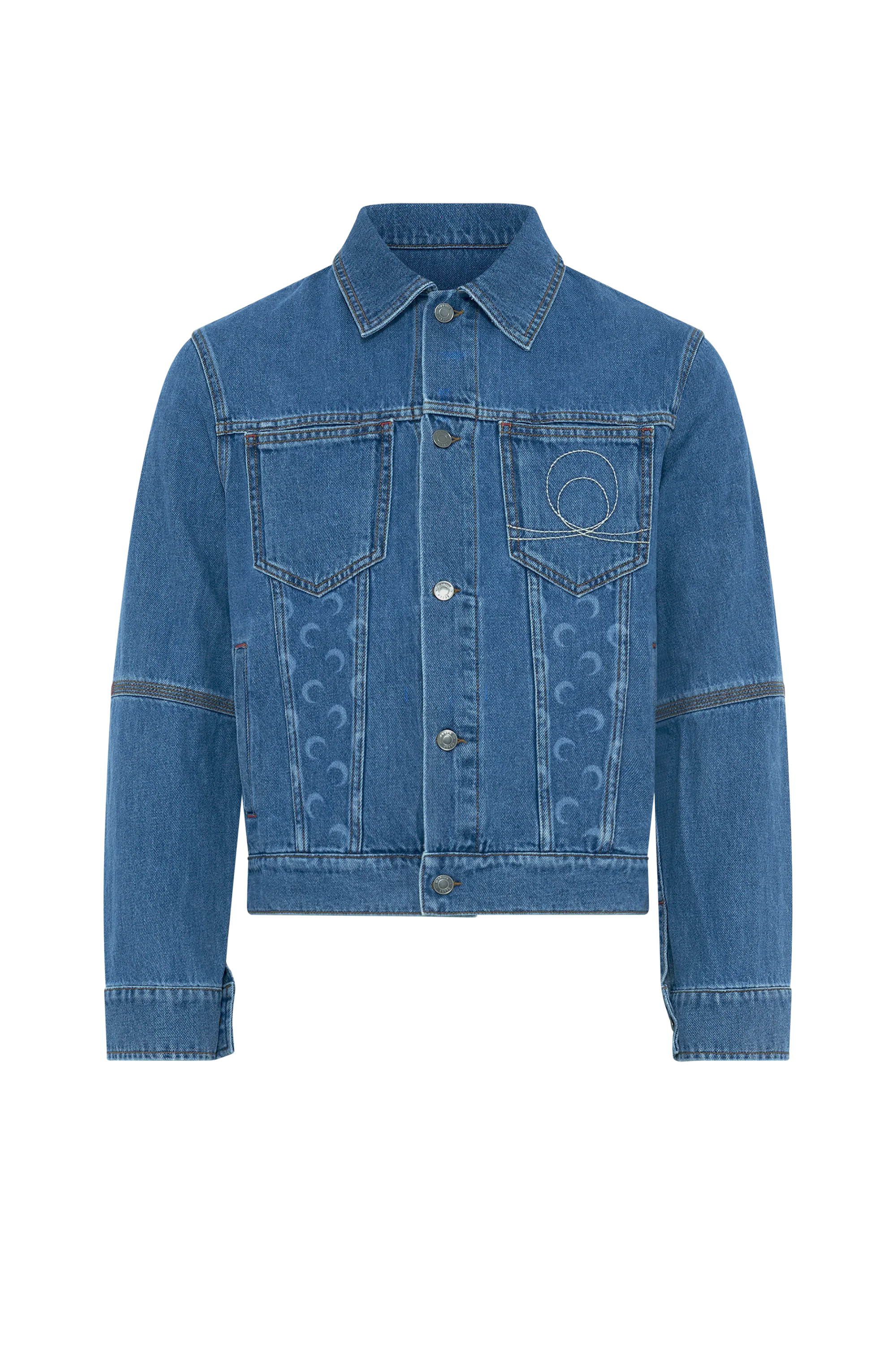 Moon Print Denim Jacket