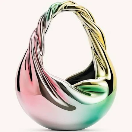 Willow Twist Crescent Top Handle Bag