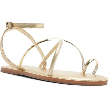 Schutz Women's Valeria Toe Loop Ankle Strap Sandals