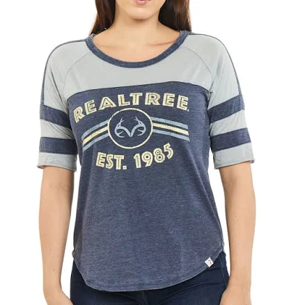 Realtree Women's Double Stripe Burnout Shirt
