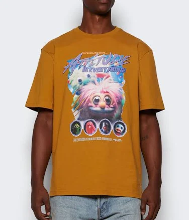 Martine Rose Men's Classic Tee with Turmeric Fuzzies