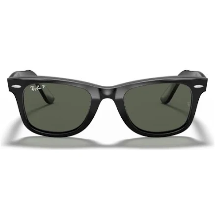 Ray-Ban Polarized Sunglasses, RB2140F Original Wayfarer - BLACK/GREEN POLAR