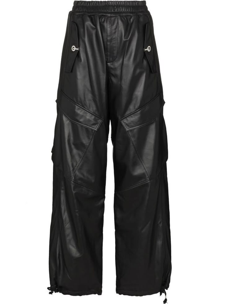 Lilly Leather Cargo Trousers