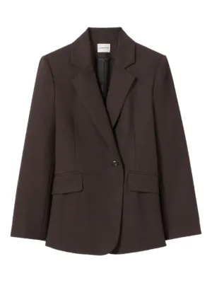 Double-breasted Twill Blazer