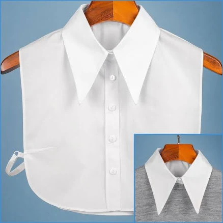 Women's Classical Cotton Oxford Pointed Top