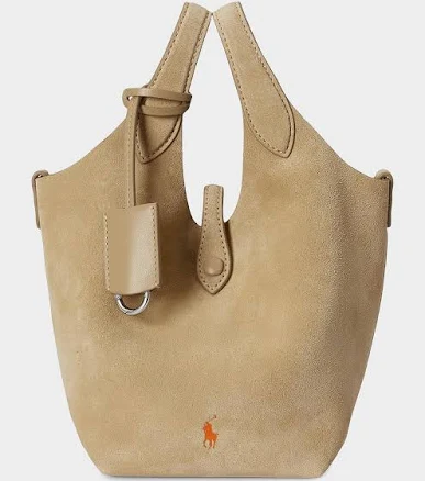 Ralph Lauren Women's Polo Play Suede Small Tote & Crossbody Bag
