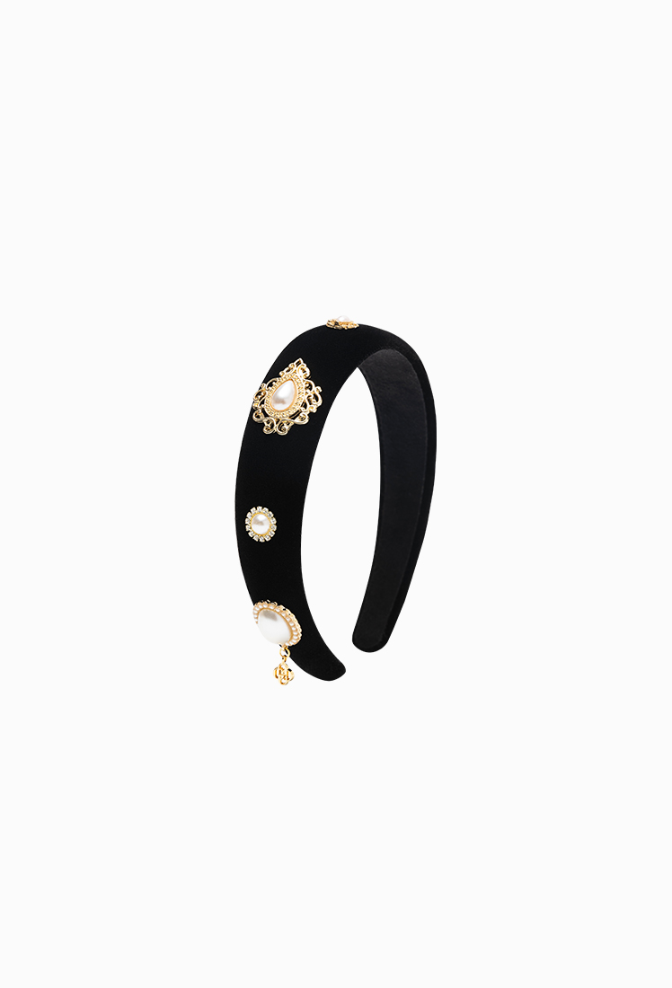 Tiana Bijou Hairband (Black)