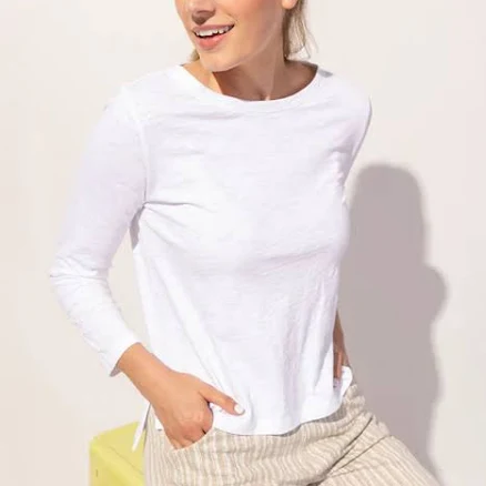 Escape Cotton Slub Boxy Tee