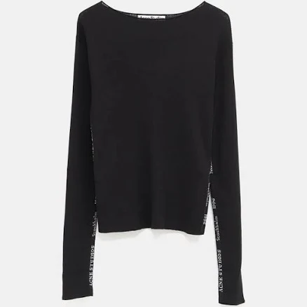 Acne Studios Logo Tape Knit Jumper