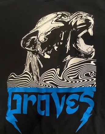 Diesel Shirt The Braves Animal Logo Casual Streetwear Men's Size Large
