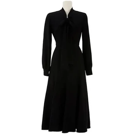 BAU KATE Ribbon Tied Long Dress
