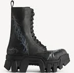Men's Bulldozer Lace-up Bootie in Black