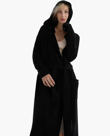 Anthony Thomas Melillo Cashmere Hooded Bathrobe Sweater