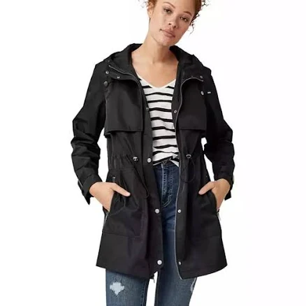 ellos Plus Size Hooded Anorak Jacket