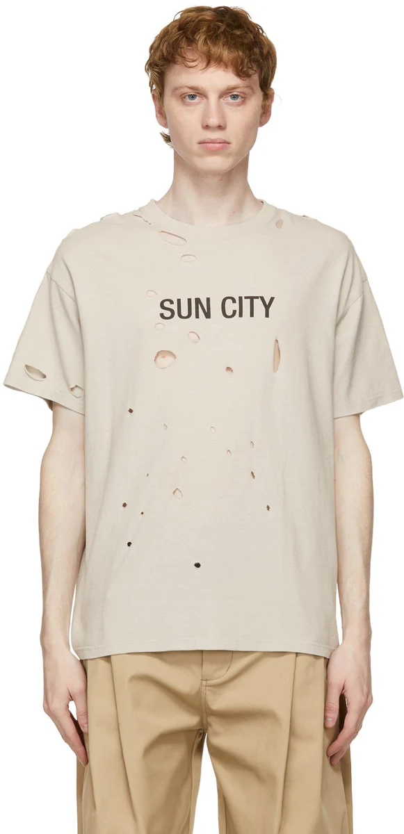 Grey Sun City Holes T-Shirt