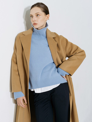 Robe Belted Cashmere Coat