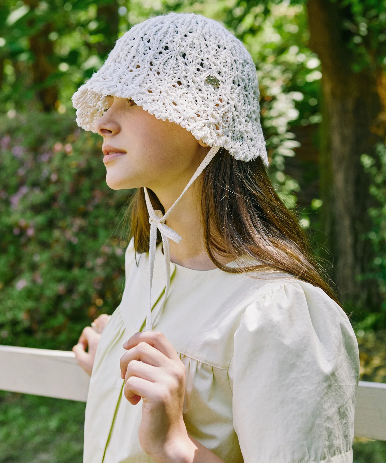 Paper Knit Bucket Hat