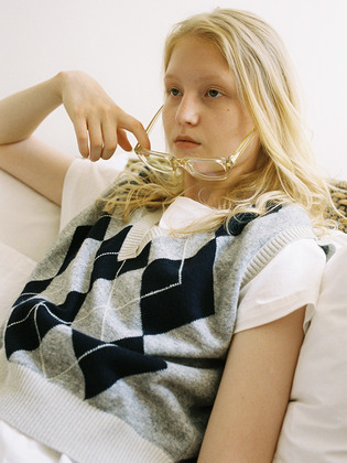 Argyle Pattern Vest