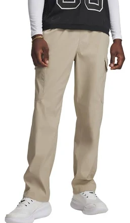 Under Armour Men's Icon Woven Cargo Pants, City Khaki/Black