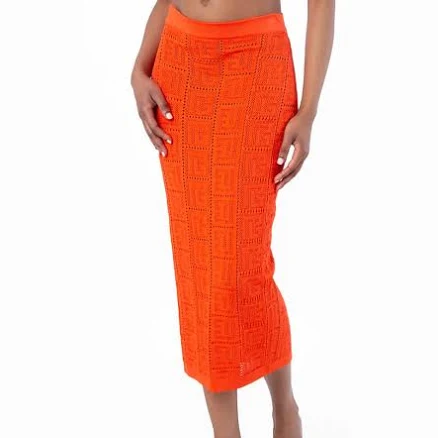 Balmain Women's knit skirt Monogram