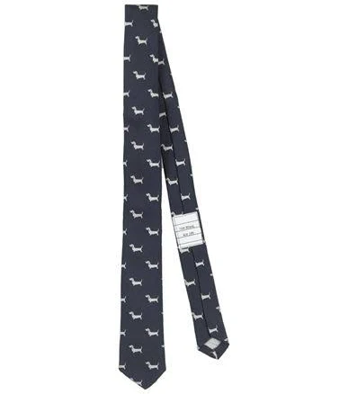 Thom Browne Kid Boy Ties & bow ties Navy Size 8 Silk, Cotton