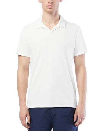 Onia Men's Towel Terry Johnny Collar Polo
