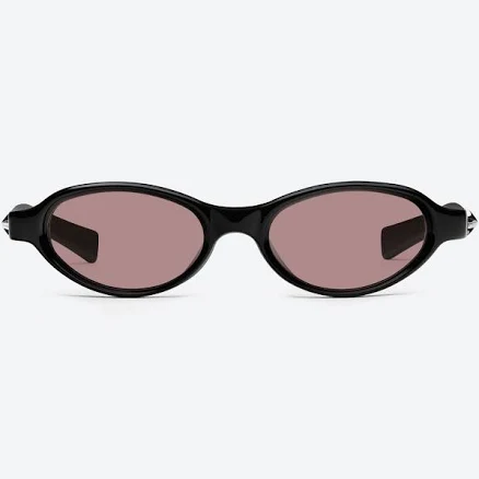 Gentle Monster Odd 01 Oval Glasses in Black Acetate