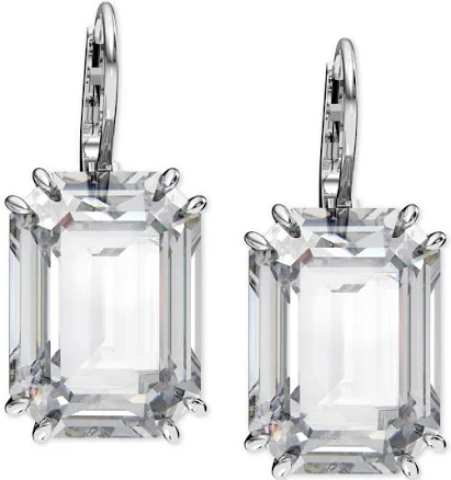 Swarovski Millenia Octagon Crystal Drop Earrings