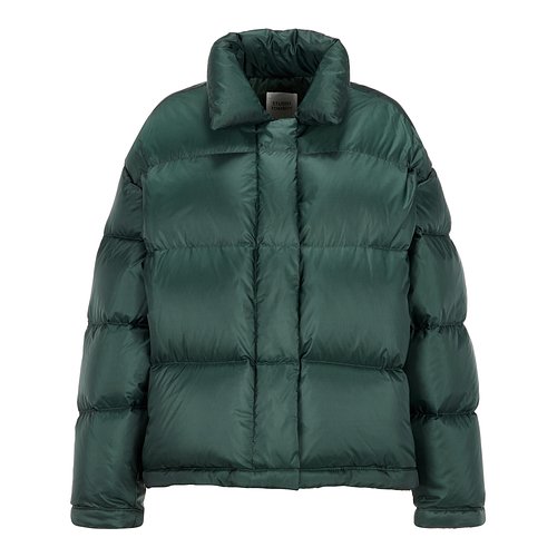 Shirt Collar Short Down Jumper