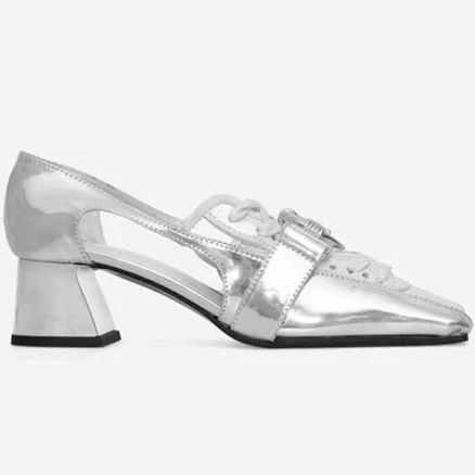 Ancuta Sarca Women's Olga Chrome Loafers