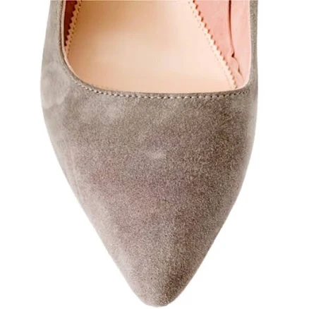 Seize the Gray Suede Mary Jane Pump