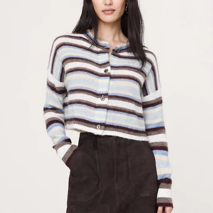 Banana Republic Women's Italian Alpaca-Blend Cropped Cardigan