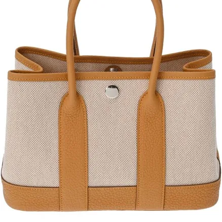 Hermes Neo Garden Party 23 Tower Ash/negonda Ecru/natural Sable Women