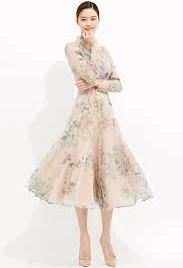 Silk Chiffon Flare Skirt 1(s)