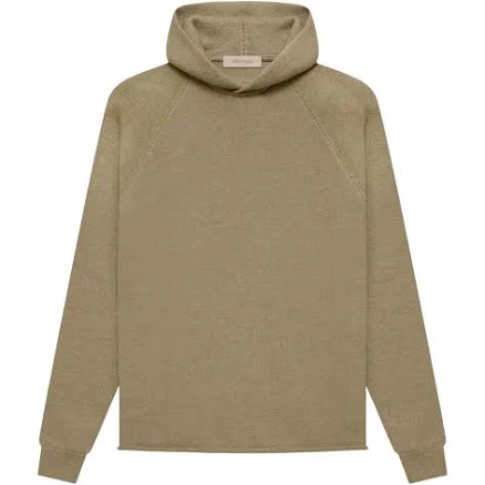 Fear of God Essentials Knit Hoodie 'Oak' | Green | Men's Size L