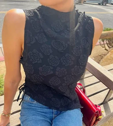 All the Roses Asymmetrical Top