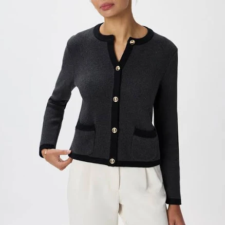 Quince Women's Organic Cotton Sweater Jacket