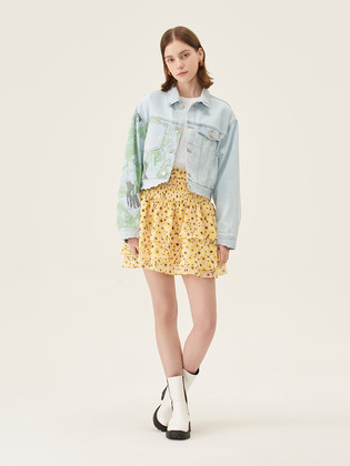 Smoked Washed Skirt