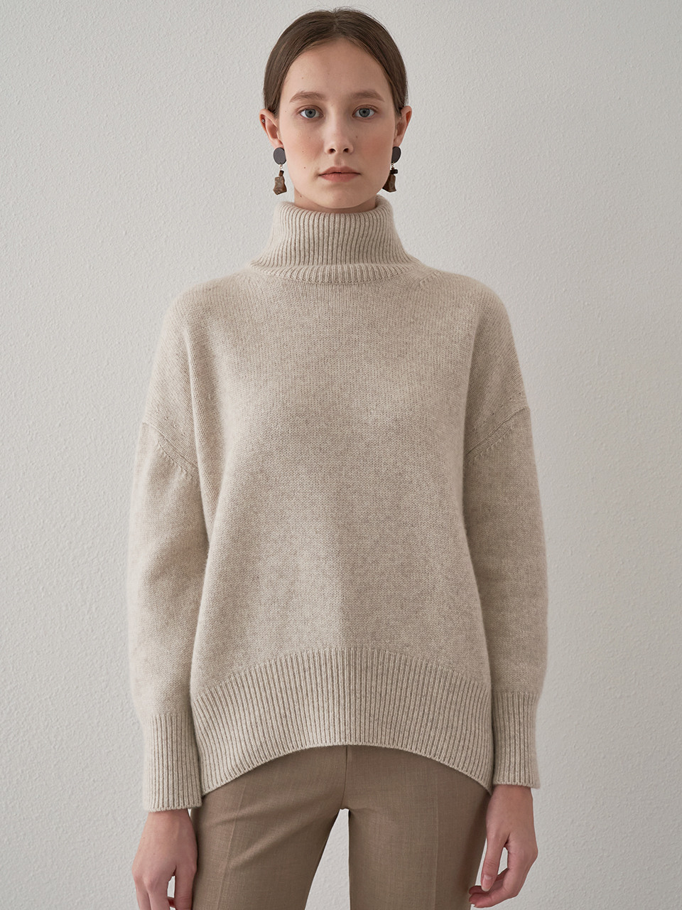 Wool Turtleneck Knit