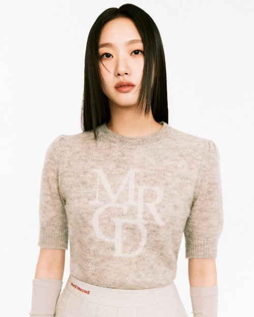 Mohair Top Puff Sleeve