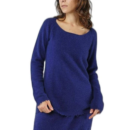 1252330701 Narrow Merino Raccoon Knit Sweater