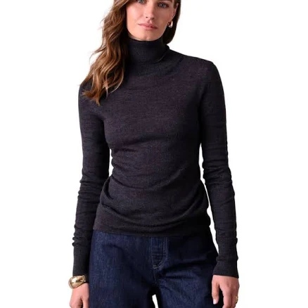 Celtic & Co. Women's Merino Roll Neck Fitted Sweater