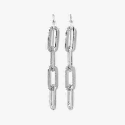 Sanctuary Project Women's Flat Chain Drop Earrings