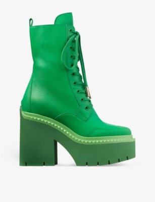 JIMMY CHOO - Sailor Jupiter Boot 120 leather heeled boots