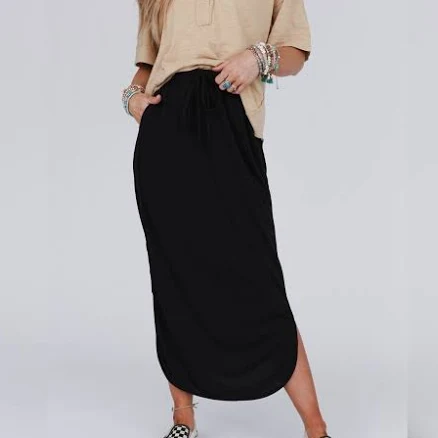 Three Bird Nest Maxi Skirt